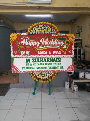 Papan Bunga di Pulogadung