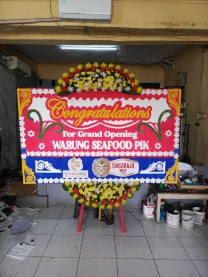 Papan Bunga di Pulogadung